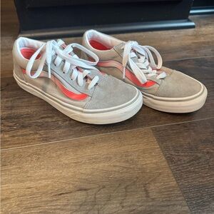 Big kid size 5.5 grey VANS tennis shoes